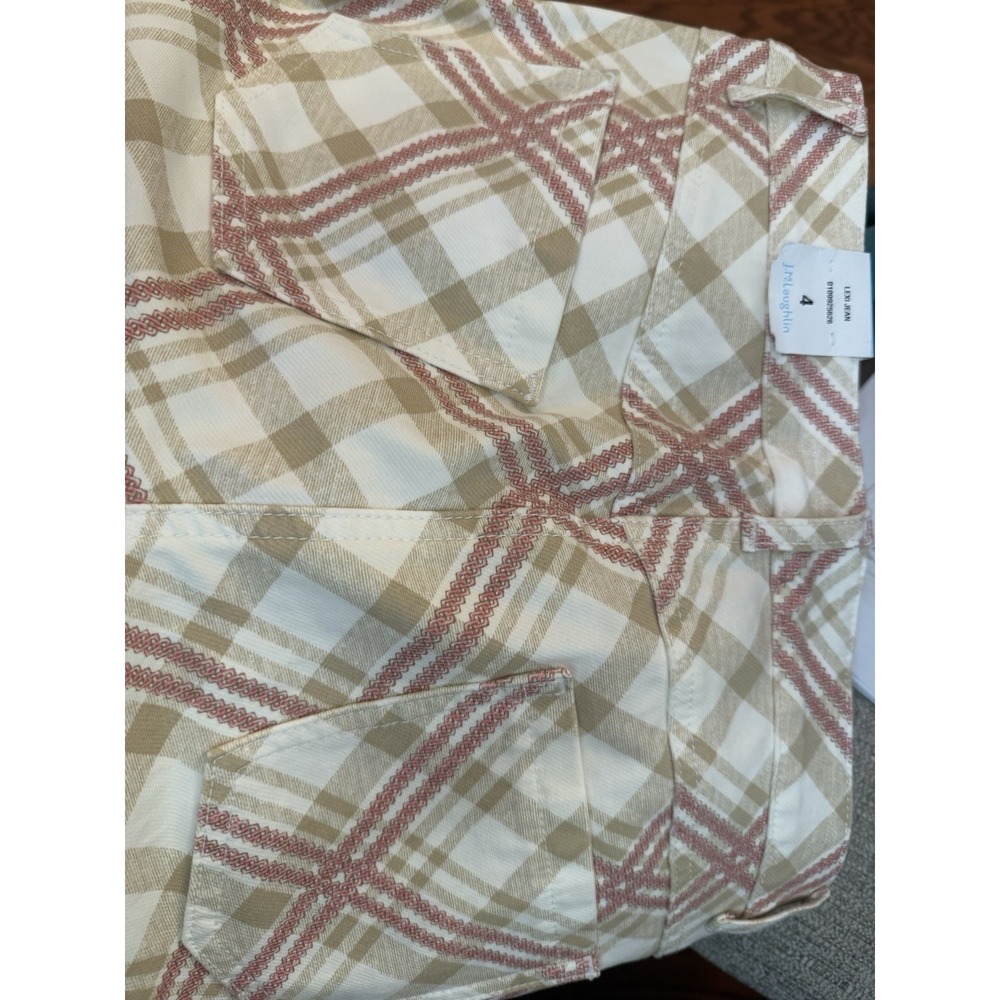 j mclaughlin Women's Ladies Lexi Jeans Pants Mini Link Chains Size 4 New NWT - Picture 5 of 10